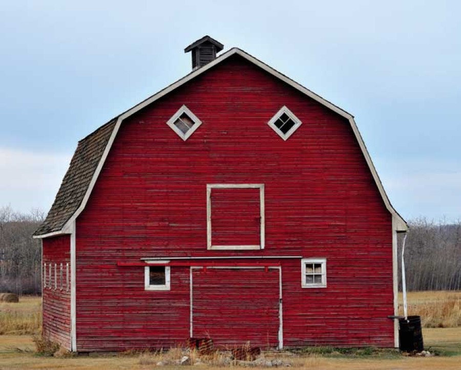 Gambrel roof type