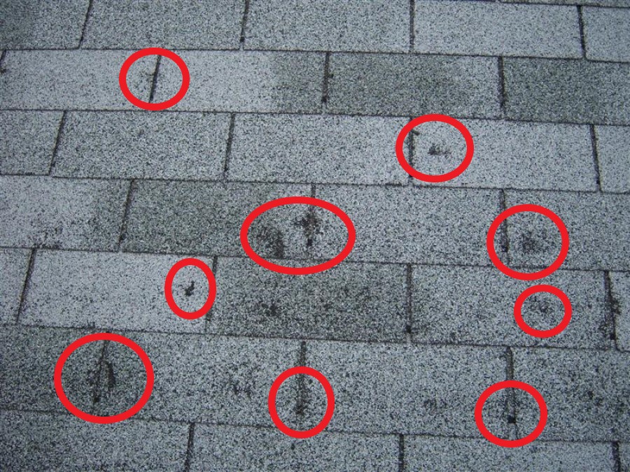 roof damage from hail